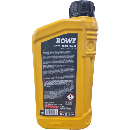 ROWE HIGHTEC SYNTH RS SAE 10W-60 1 Liter