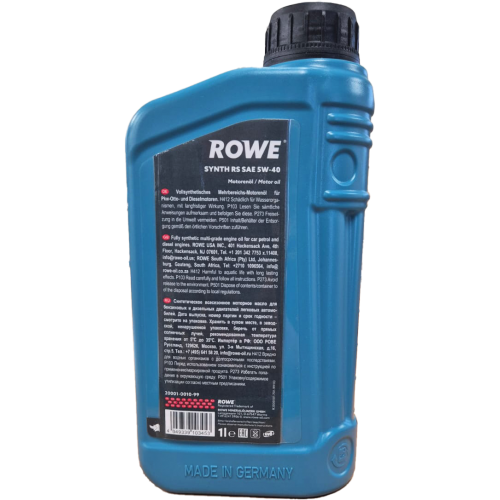 ROWE HIGHTEC SYNTH RS SAE 5W-40 1 Liter