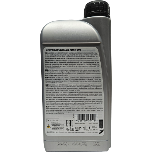 MOTOREX Racing Fork oil SAE 5W 1 Liter Flasche