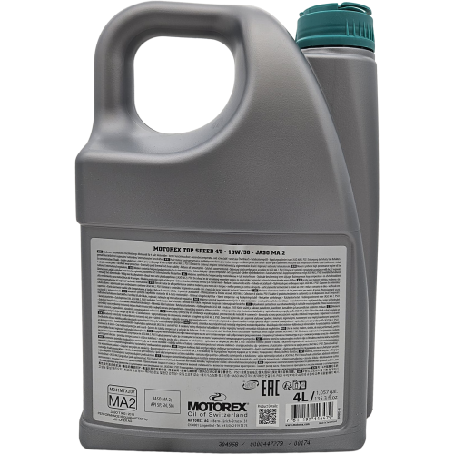 MOTOREX 4T Top Speed 10W-30 4 Liter Kanister