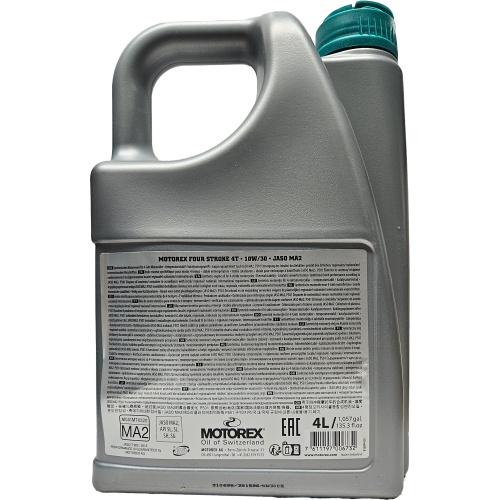 MOTOREX 4-Stroke 4T 10W-30 4 Liter Kanister