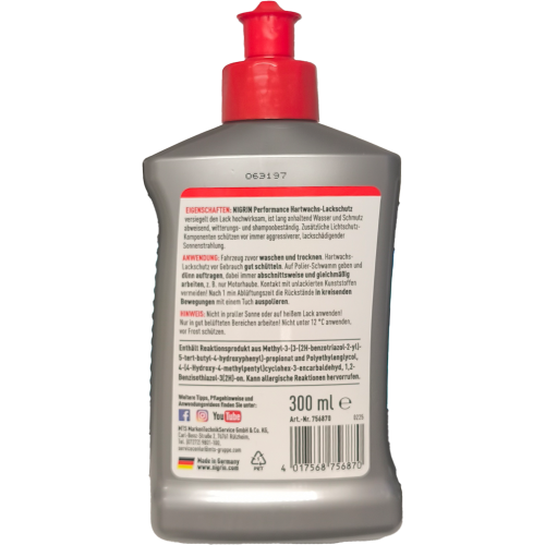 Nigrin Hartwachs-Lackschutz 300ml