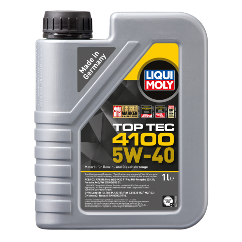 Liqui Moly Top Tec 4100 5W-40 Motoröl 1l