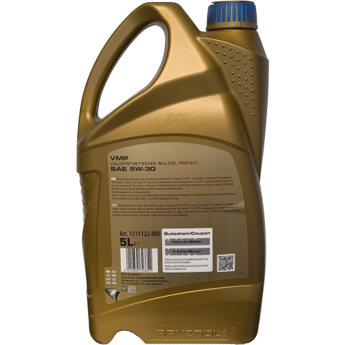 Ravenol VMP SAE 5W-30 Vollsynth Multiöl Motoröl 5l