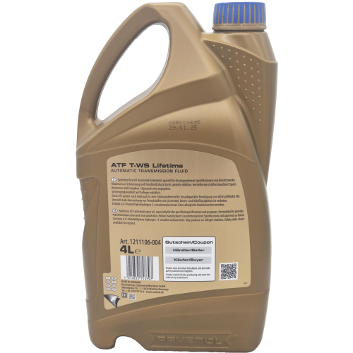 RAVENOL ATF T-WS Lifetime 4 Liter Kanister
