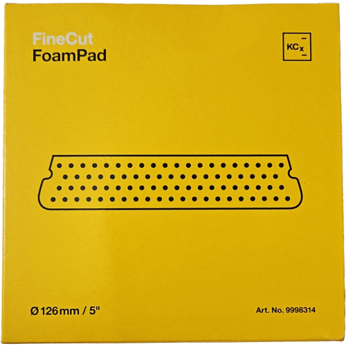 Koch-Chemie Fine Cut Foam Pad 126x25mm Polierpad Schleifschwamm für eine professionelle Auto Politur