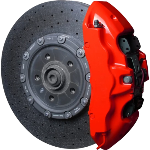 Foliatec Bremssattel Lack Set, Komplettsatz für 4 Bremssättel, performance red, 7-teiliges Set