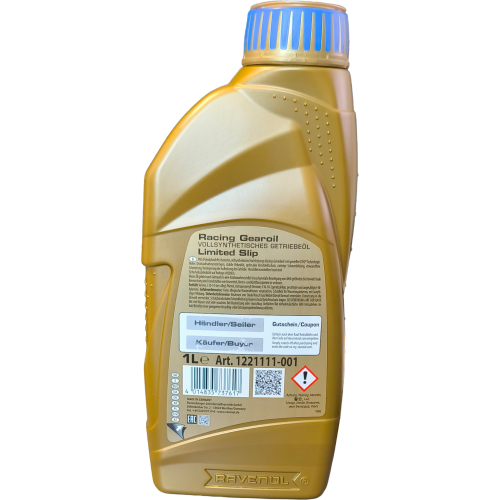 Ravenol Racing Gearoil Fullsynth Limited Slip 1 Liter Flasche
