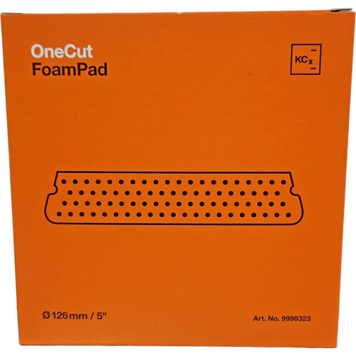 Koch-Chemie OneCut FoamPad 126mm Polierpad Schleifschwamm für eine professionelle Auto Politur