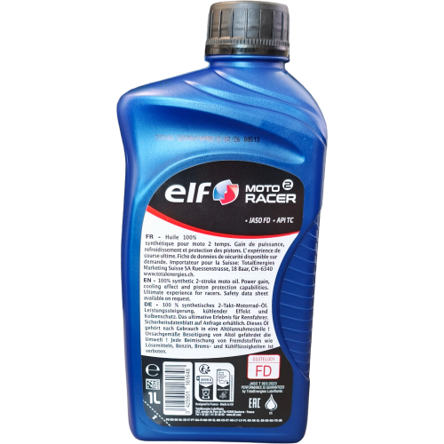 Elf Moto Racer 2T Motorrad Motoröl 1l Flasche