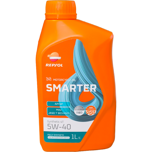 Repsol SMARTER Synthetic 4T 5W-40 Motoröl 1l Flasche