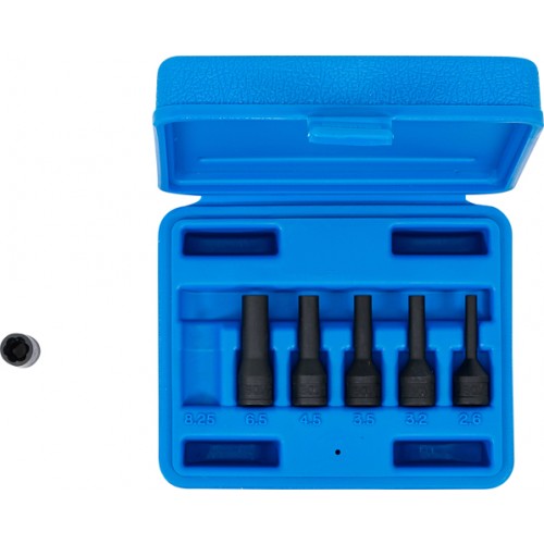 BGS Abdreh-Einsatz-Satz für Glühkerzenelektrode | Antrieb Innenvierkant 6,3 mm (1/4"") | 6-tlg.