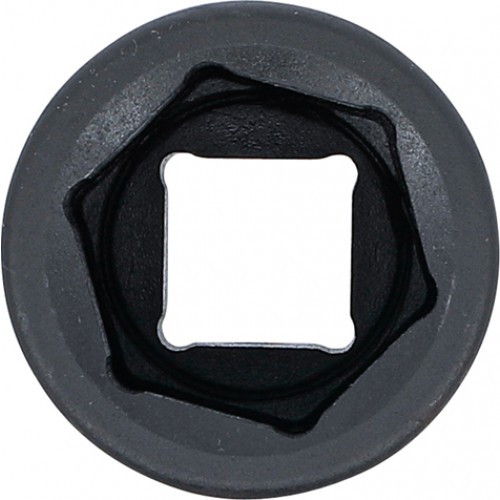 BGS Kraft-Steckschlüssel-Einsatz Sechskant | Antrieb Innenvierkant 20 mm (3/4"") | SW 33 mm