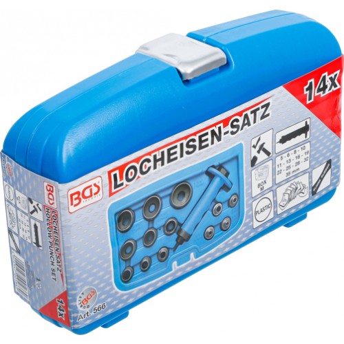 BGS Locheisen-Satz | 5 - 35 mm | 14-tlg.
