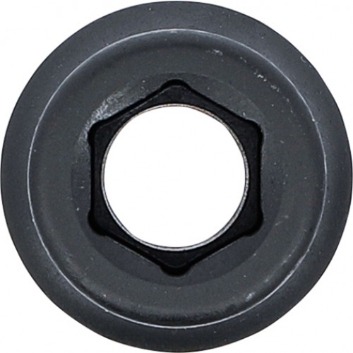 BGS Kraft-Steckschlüssel-Einsatz Sechskant, tief | Antrieb Innenvierkant 20 mm (3/4"") | SW 17 mm