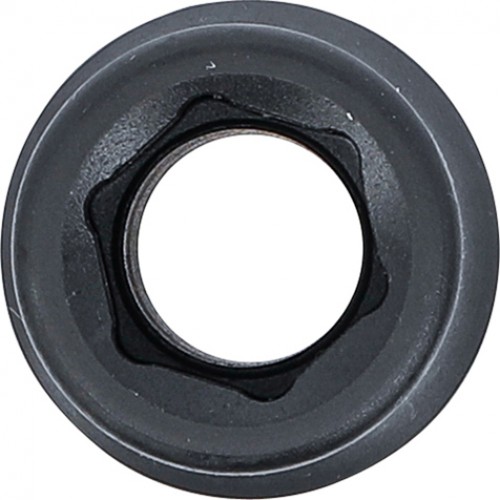 BGS Kraft-Steckschlüssel-Einsatz Sechskant, tief | Antrieb Innenvierkant 20 mm (3/4"") | SW 19 mm