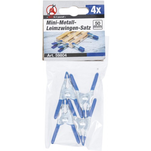 BGS Mini-Metall-Leimzwingen-Satz | 50 mm | 4-tlg.