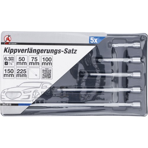 BGS Kippverlängerungs-Satz | 6,3 mm (1/4"") | 5-tlg.