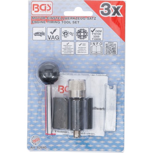 BGS Motor-Einstellwerkzeug-Satz | für VAG | 3-tlg.