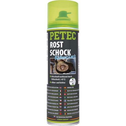 Petec Rostschock Kälteschock Rostlöser 500ml Spray