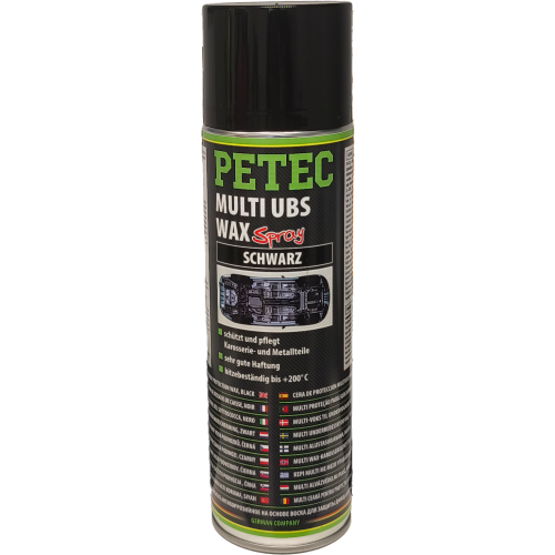 Petec 73460 Multi UBS-Wax schwarz, 500ml
