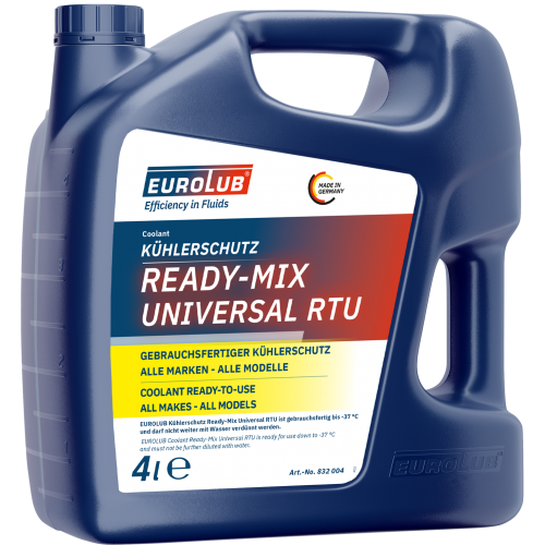 EUROLUB Kühlerschutz RTU Ready-Mix UNIVERSAL 4 Liter Kanister
