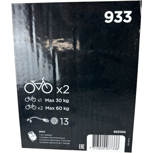 Thule EasyFold XT Fahrradträger für 2 Bikes silber/schwarz