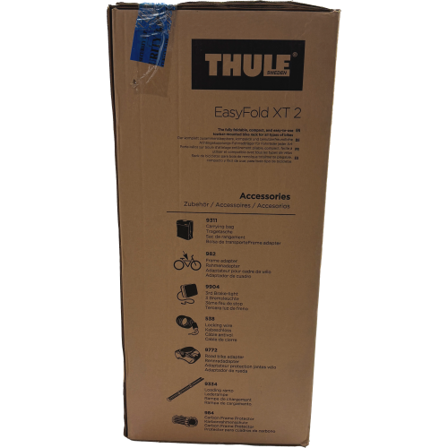 Thule EasyFold XT Fahrradträger für 2 Bikes silber/schwarz