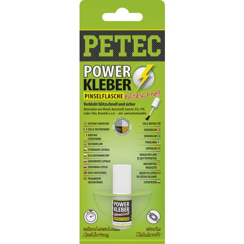Petec POWER Kleber Pinselflasche SB, 4G