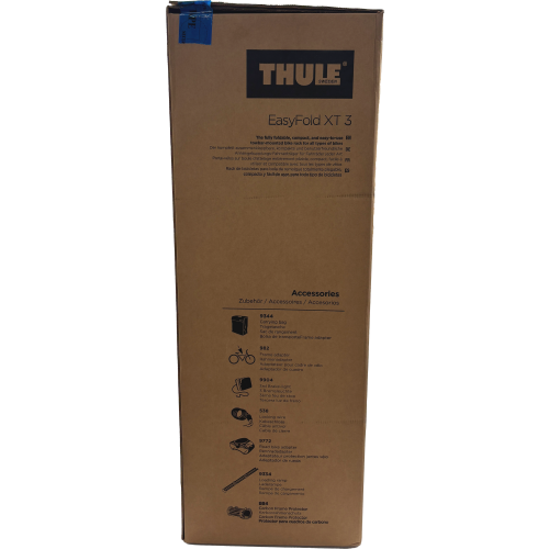 Thule EasyFold XT Fahrradträger für 3 Bikes silber/schwarz
