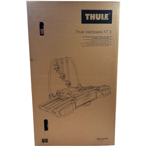 Thule VeloSpace XT Fahrradträger für 3 Bikes silber/schwarz