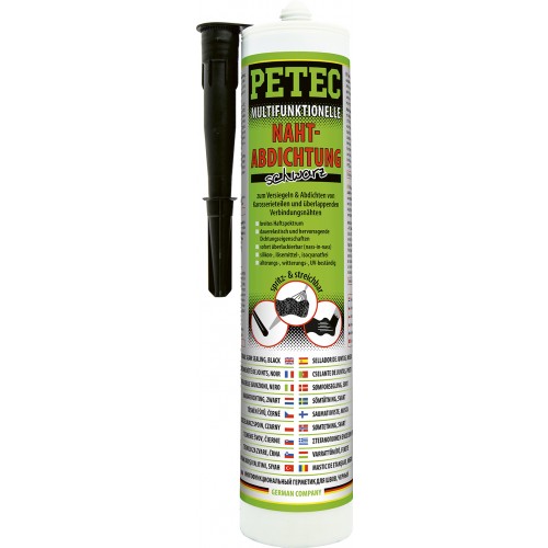Petec Multifunktionelle Nahtabdichtung 310ml, schwarz