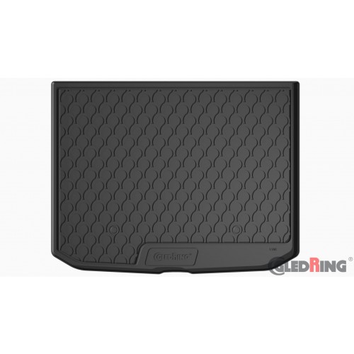 Original Gledring Premium Gummi Kofferraummatte - AUDI A3 8V (5-türig, Oberer variabler Boden, normales Ersatzrad) 2012-2020