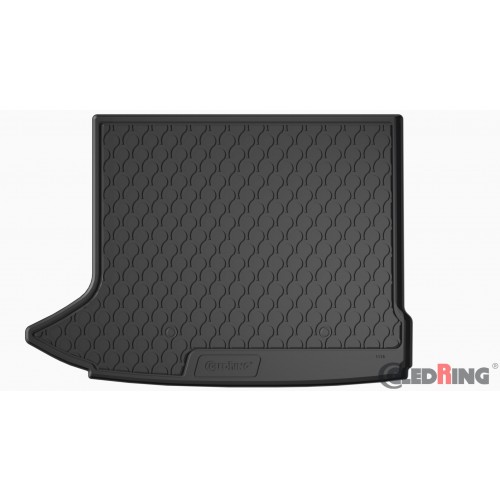 Original Gledring Premium Gummi Kofferraummatte - AUDI Q3 8U (Oberer Boden, Linke Erweiterung - ohne Netz) 2011-2019