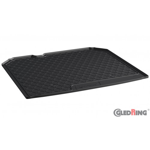 Original Gledring Premium Gummi Kofferraummatte - AUDI Q3 8U (Oberer Boden mit Kofferraum-Paket, mit Netz) 2011-2019