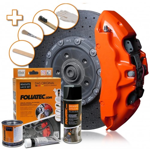 Foliatec Bremssattel Lack Set, bloody orange