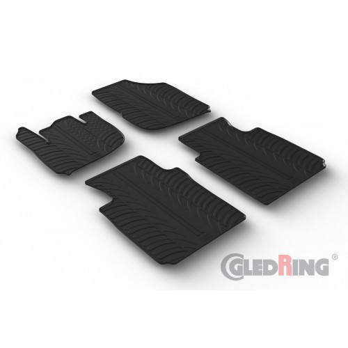 Original Gledring Passform Fußmatten Gummimatten 4 Tlg. - HONDA HR-V / Hybrid 12.2021->