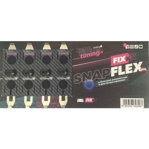 SNAPFLEX Kennzeichenhalter Rahmenlos für 2 Kennzeichen