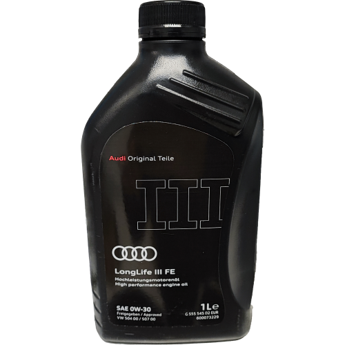 Original Audi LongLife III FE 0W-30 Motorenöl Original 1L