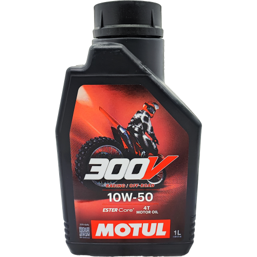 Motul 300V Racing / Off-Road 10W-50 4T Motorrad Motoröl 1l Flasche