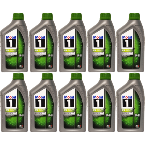 Mobil 1 ESP x4 0W-40 Motoröl 10x 1l = 10 Liter
