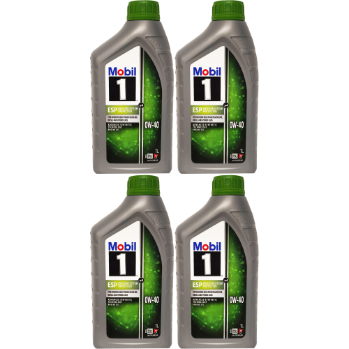 Mobil 1 ESP x4 0W-40 Motoröl 4x 1l = 4 Liter
