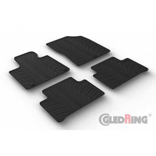Original Gledring Passform Fußmatten Gummimatten 4 Tlg.+Fixing - KIA Sorento MQ4 09.2020-> (Diesel)