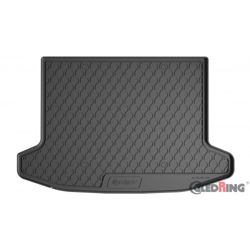 Original Gledring Premium Gummi Kofferraummatte - KIA Sportage (Oberer variabler Boden) / Diesel&Benzin-Nicht für Hybrid, Ohne Subwoofer 2021->
