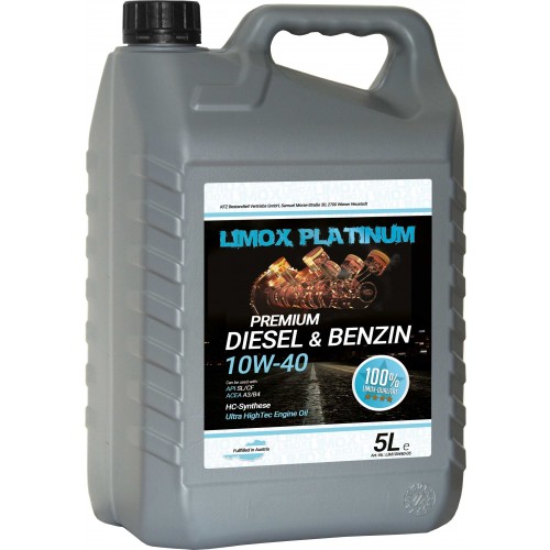 LIMOX Platinum Diesel & Benzin 10W-40 Motoröl 5Liter