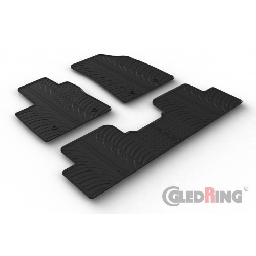 Original Gledring Passform Fußmatten Gummimatten 4 Tlg.+Fixing - MG MG5 09.2021-> Elektro