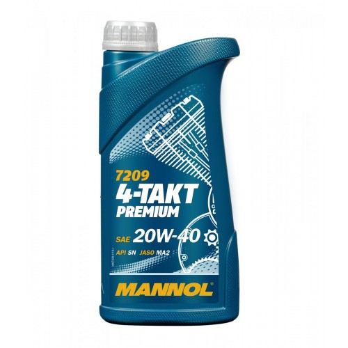 Mannol 7209 4-Takt Premium 20W-40 Motoröl 1l Flasche