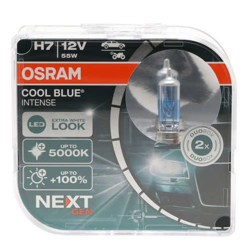 Osram Glühlampe H7 12V 55W PX26d Cool Blue INTENSE NextGen. 5000K +100% Duo  2st. - Motoröl günstig kaufen