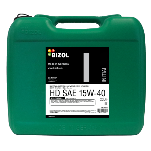 BIZOL initial Motoröl HD SAE 15W-40 - 20 Liter