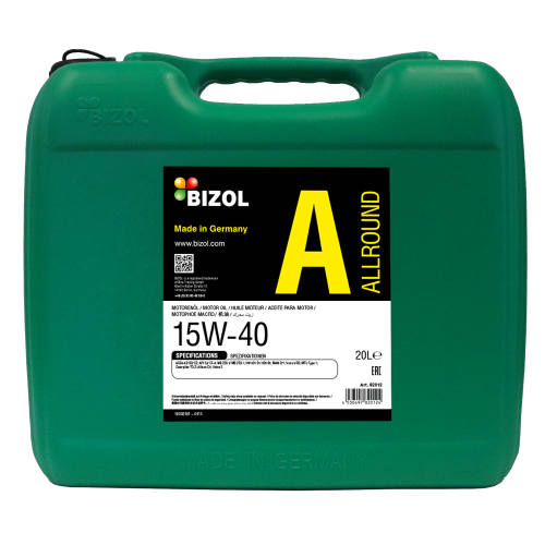 BIZOL Allround Motoröl 15W-40 - 20 Liter